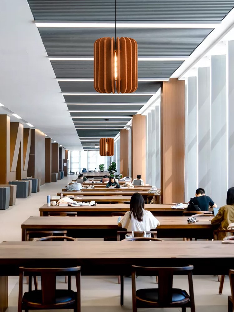 6.sound absorbing lighting Library application scenarios 6.sound absorbing lighting Library application scenarios