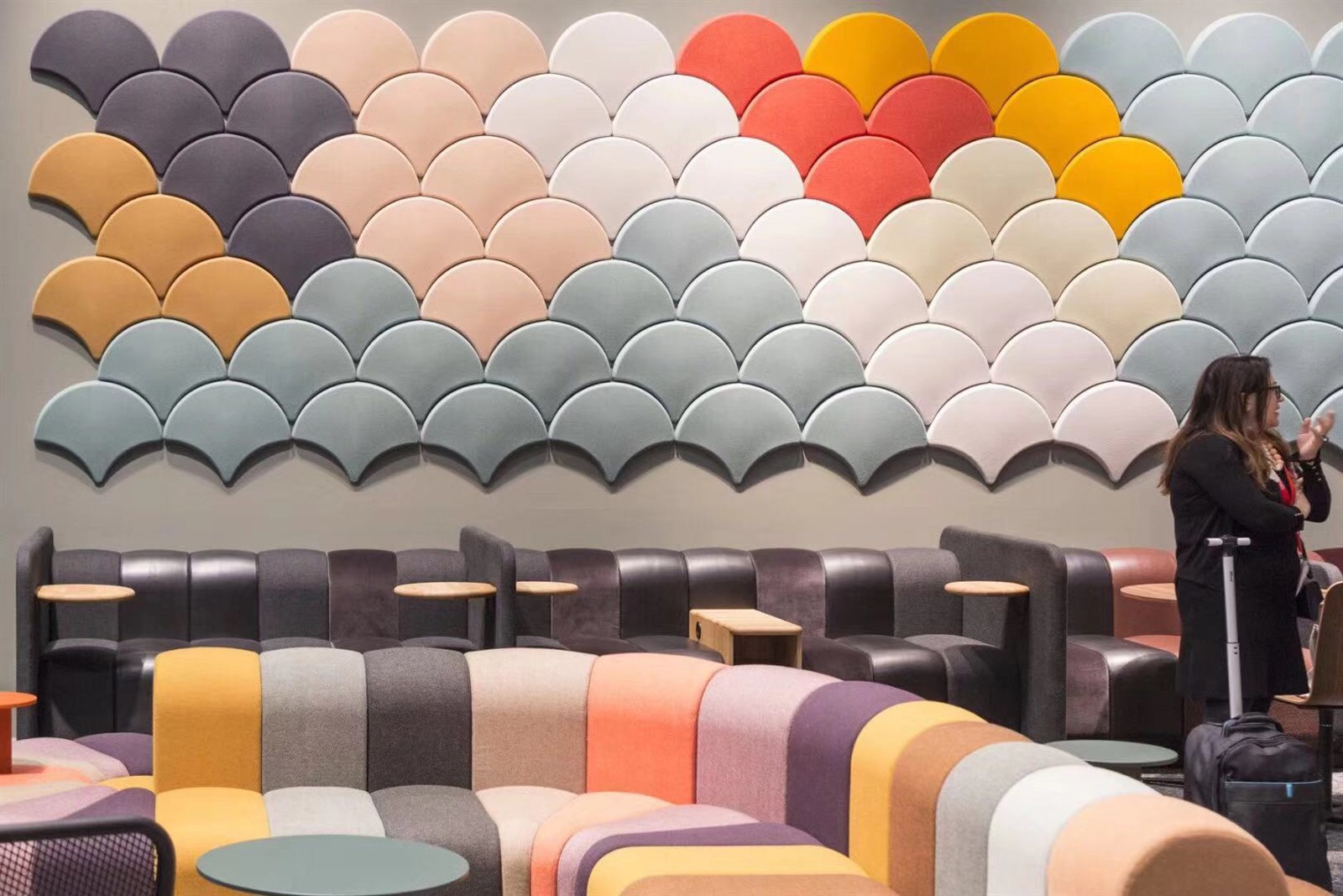 43D PET Acoustic Panels Excellent decorative effect 43D PET Acoustic Panels Excellent decorative effect