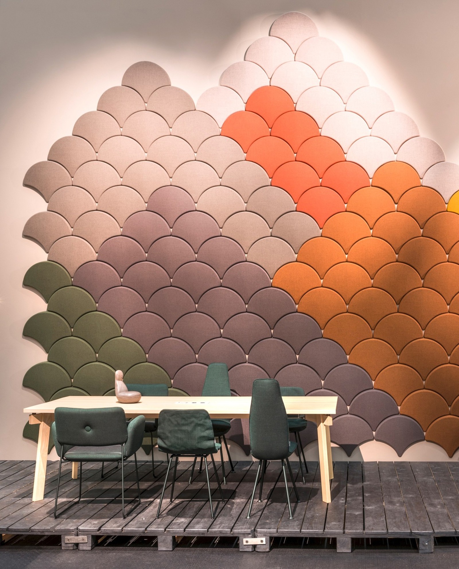 33D PET Acoustic Panels Sector shape 33D PET Acoustic Panels Sector shape