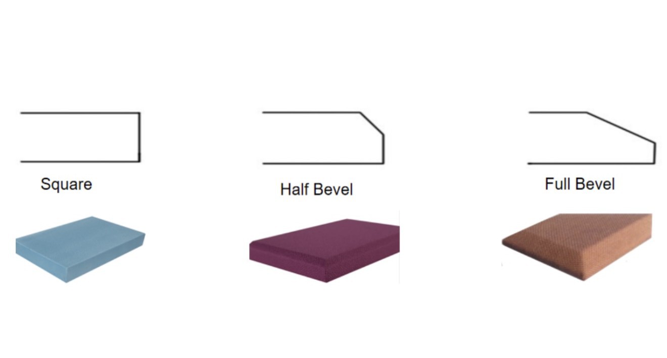 chamfer fabric covered acoustic panels (2) chamfer fabric covered acoustic panels (2)