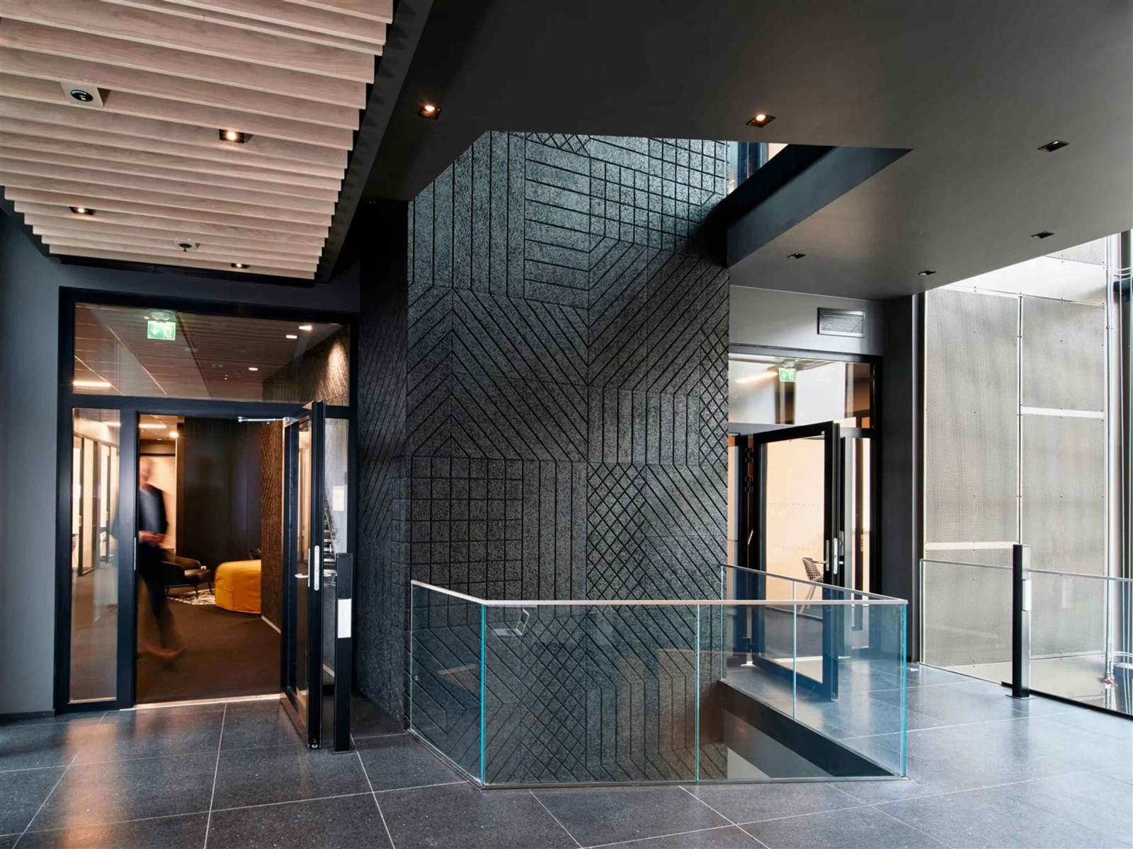 3.wood wool acoustic wall panels Shopping Mallapplication scenarios 3.wood wool acoustic wall panels Shopping Mallapplication scenarios