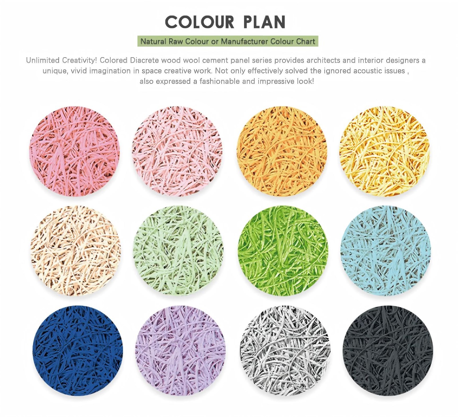 4.Wood Fiber Acoustic Ceiling Tiles Color customization 4.Wood Fiber Acoustic Ceiling Tiles Color customization