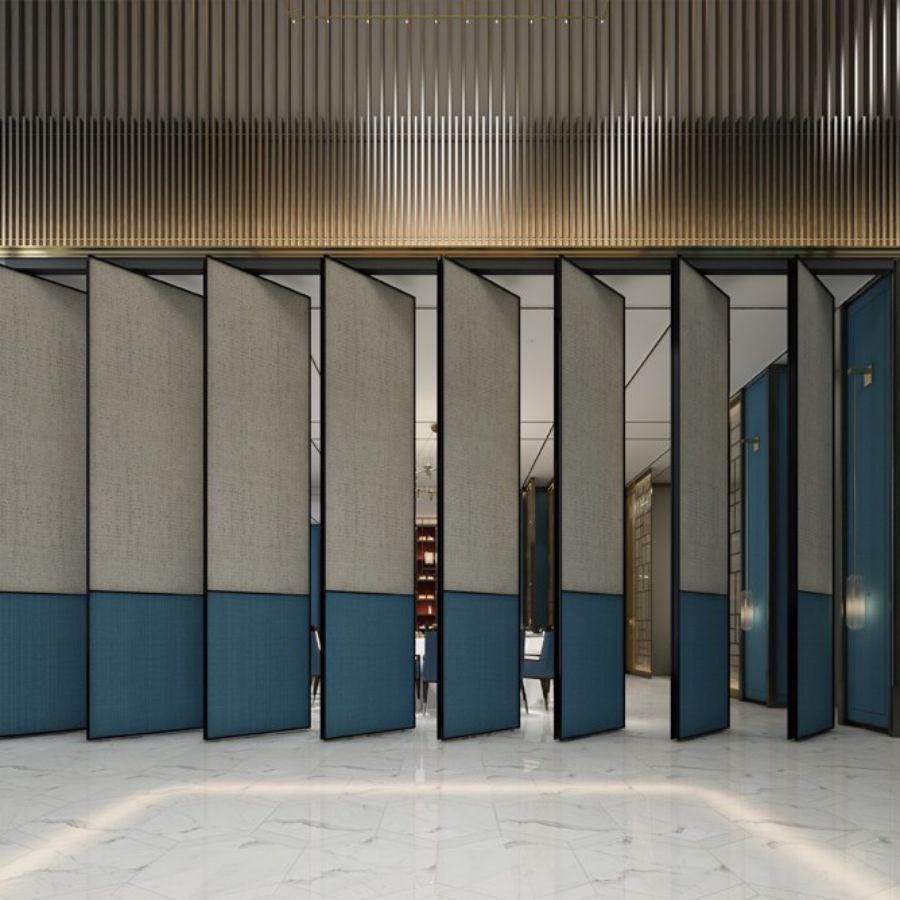 3. easy to store and clean soundproof movable partition 3. easy to store and clean soundproof movable partition