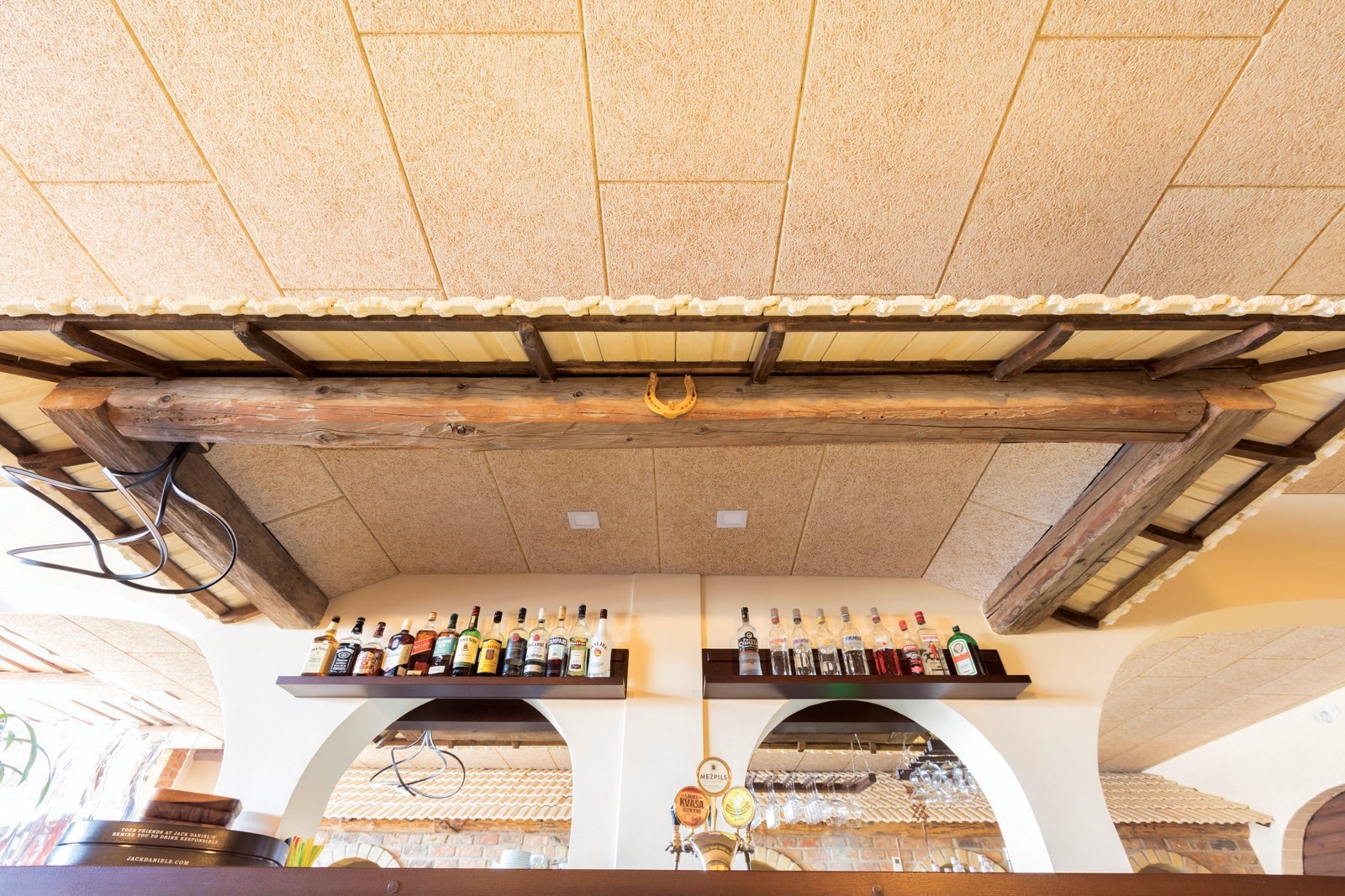 2.Wood Fiber Acoustic Ceiling hotel application scenarios 2.Wood Fiber Acoustic Ceiling hotel application scenarios