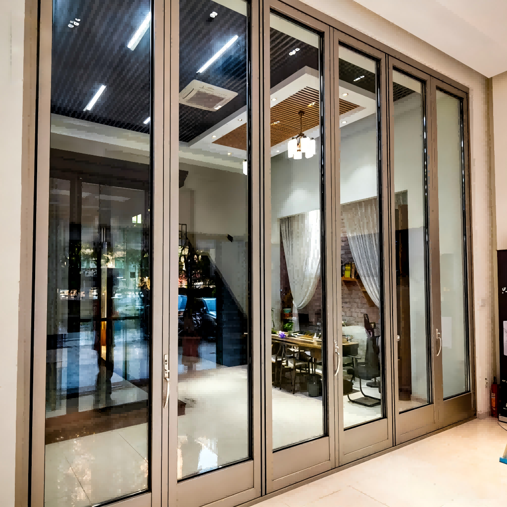 4.easy to clean Folding Glass Partition 4.easy to clean Folding Glass Partition