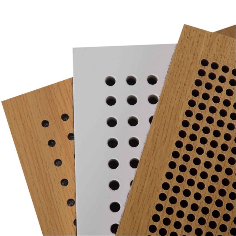 Acoustic Perforated Wood Panels
