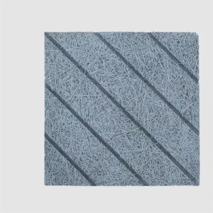 Groove Wood Wool Acoustic Panel