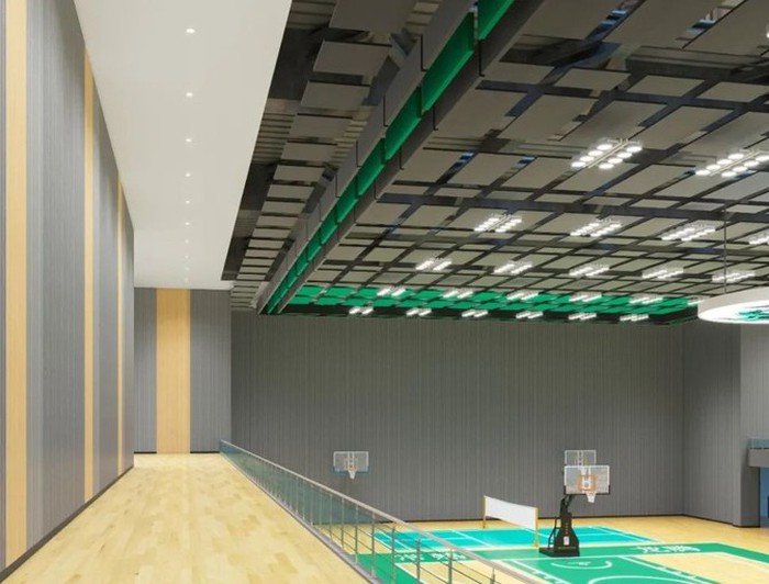 Acoustic Ceiling Baffles for gym Acoustic Ceiling Baffles for gym
